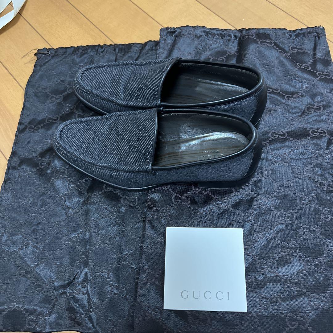 極美品⭐️GUCCI デニムローファー