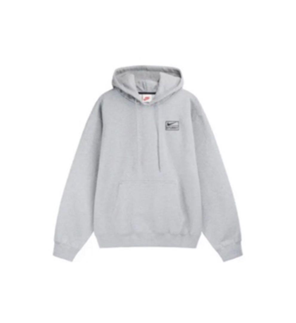 最新デザインの 【新品未使用!】STUSSY コラボパーカー NIKE うのにもお得な情報満載 グレー XLサイズ コラボパーカー NIKE × 【送料込み★】STUSSY パーカー