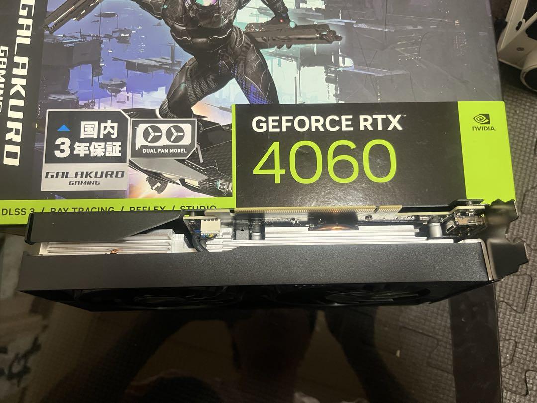最安値 GeForce NVIDIA GALAKURO RTX 中古 8g 4060 グラフィックボード・グラボ・ビデオカード