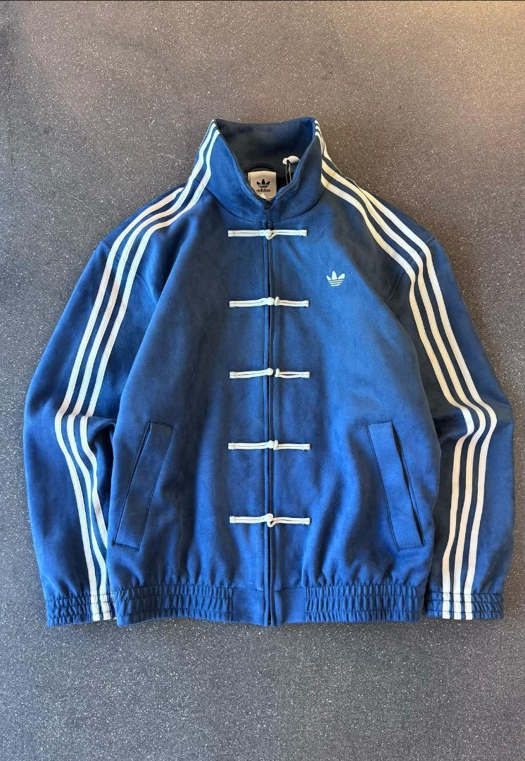 Adidas Mサイズ 中国限定 巳年 チャイナトラックジャケット ネイビー 