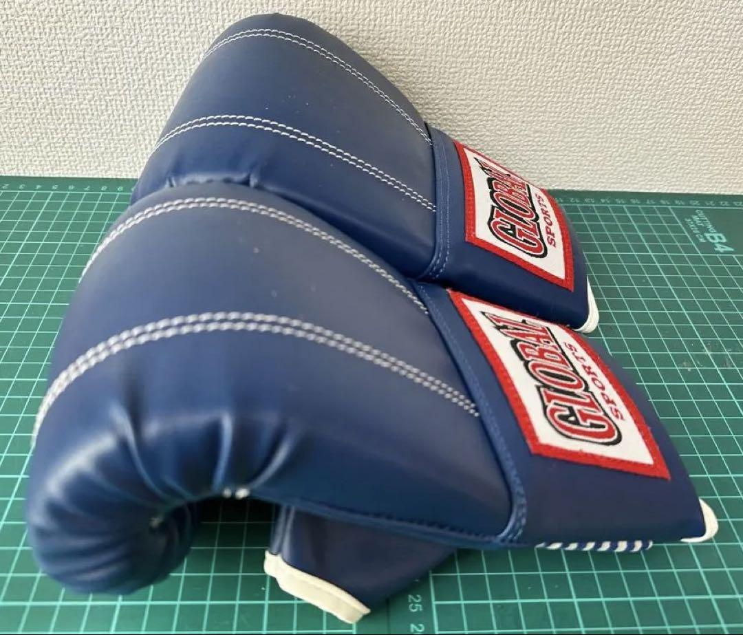 GLOBAL SPORTS ボクシンググローブ 青
