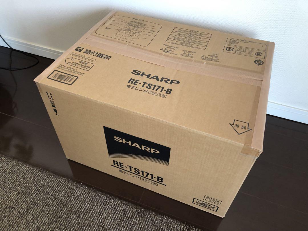 SHARP RE-TS171-B 電子レンジ ブラック
