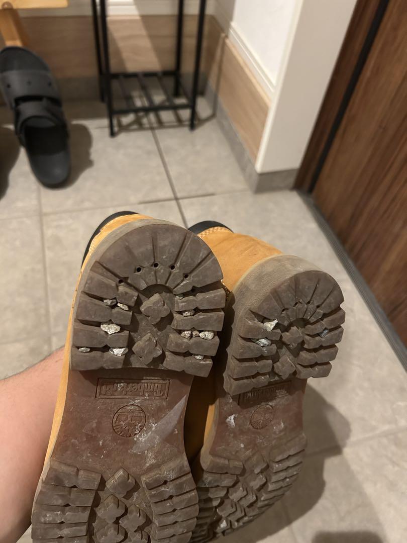 Timberland ブラウン ハイカットブーツ