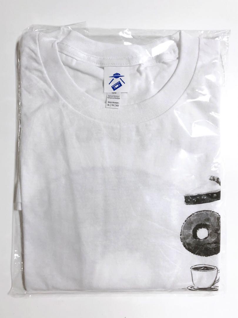 細野晴臣 Hosono Donuts Tee 終日one Tシャツ XL 細野晴臣 Hosono Donuts Tee 終日one Tシャツ XL