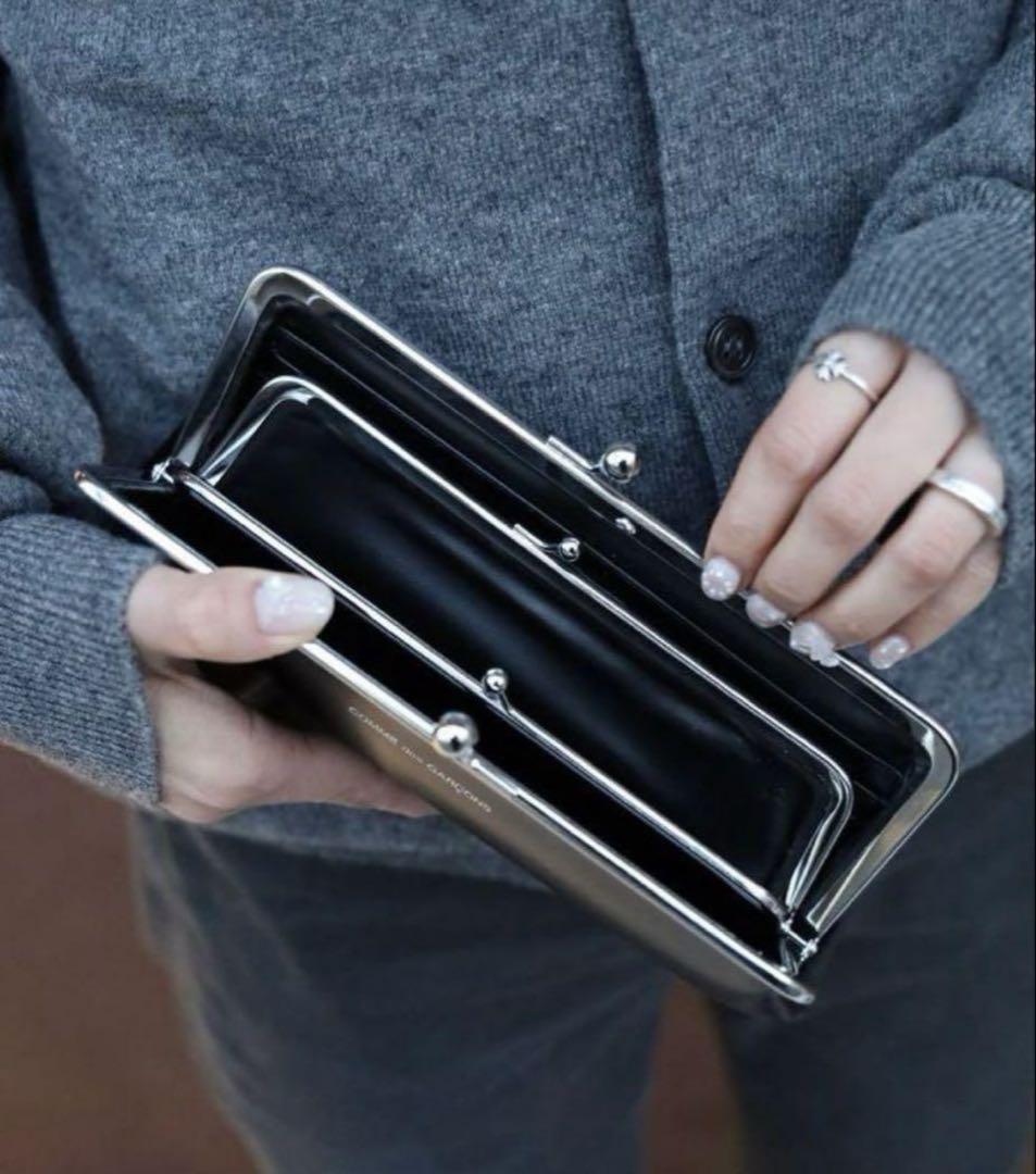 新品】コムデギャルソン がま口財布 KISS CLASP LARGE