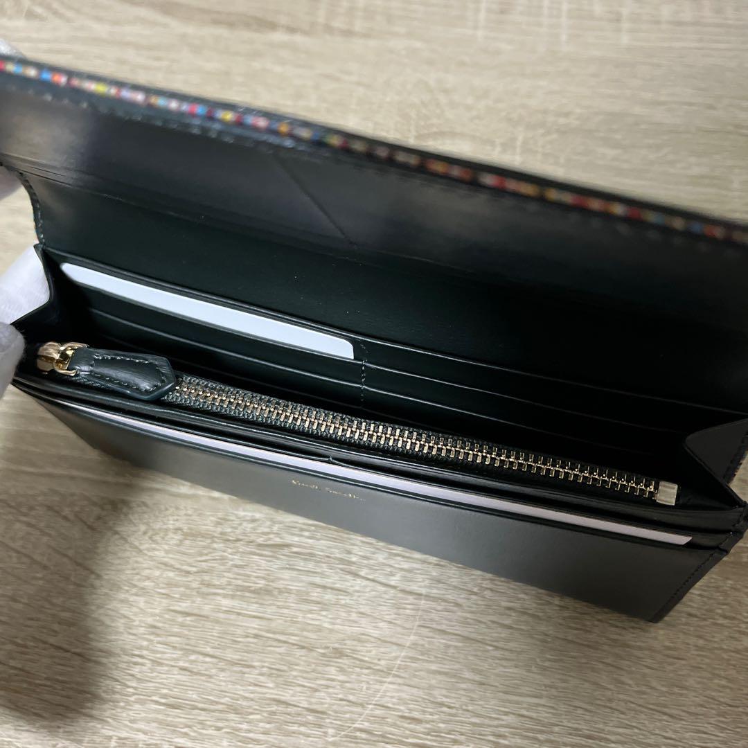 ★新品未使用★ポールスミス 長財布 二つ折り ダークグリーン 画像6