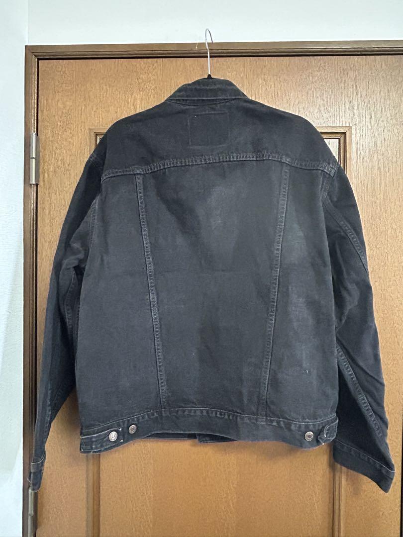 90's LEVI'S 70507-4159 ブラックデニム　Gジャン