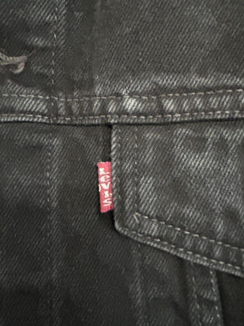 90's LEVI'S 70507-4159 ブラックデニム　Gジャン