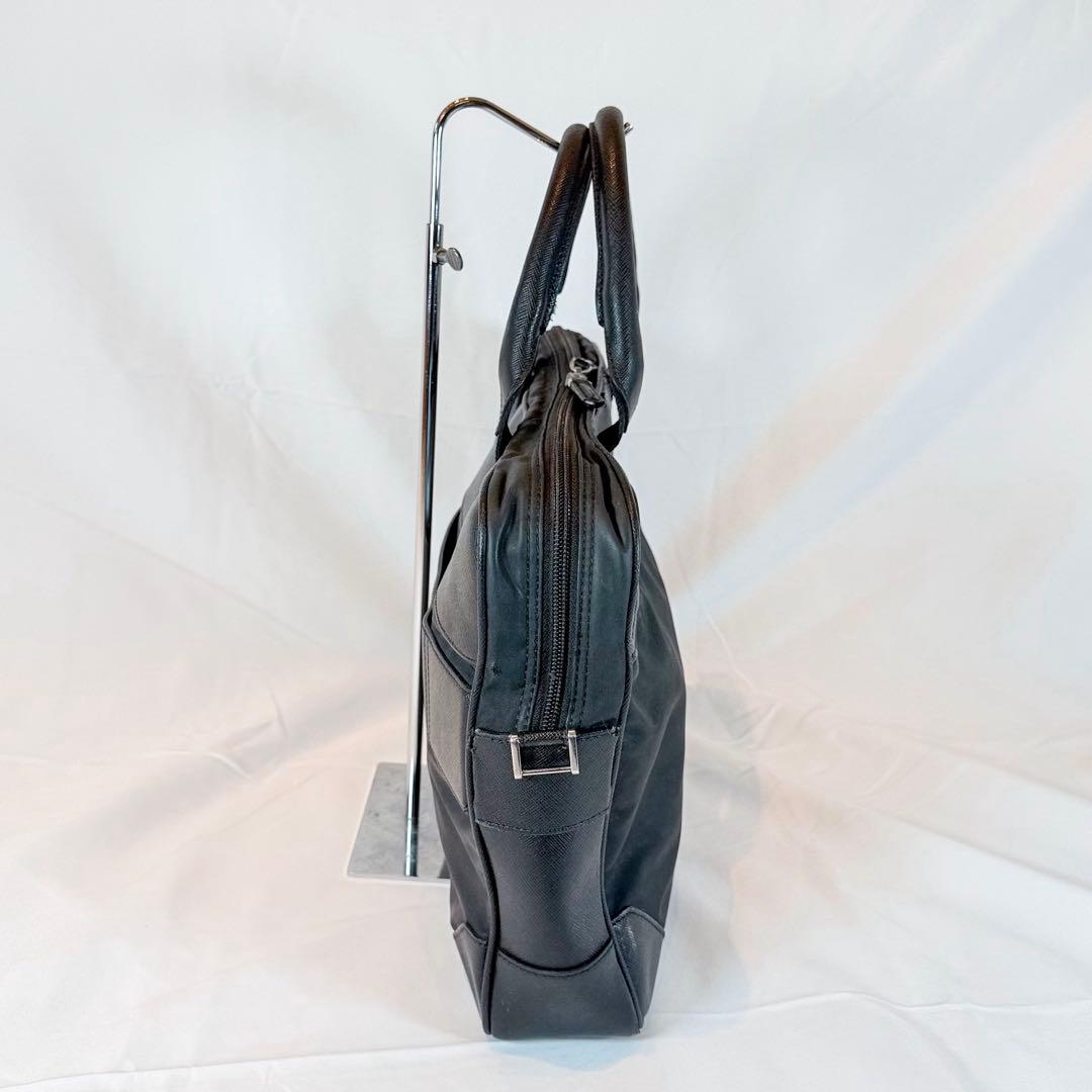 モンブラン ビジネスバッグ ナイロン×レザー 黒 ショルダー付 モンブラン ビジネスバッグ ナイロン×レザー 黒 ショルダー付