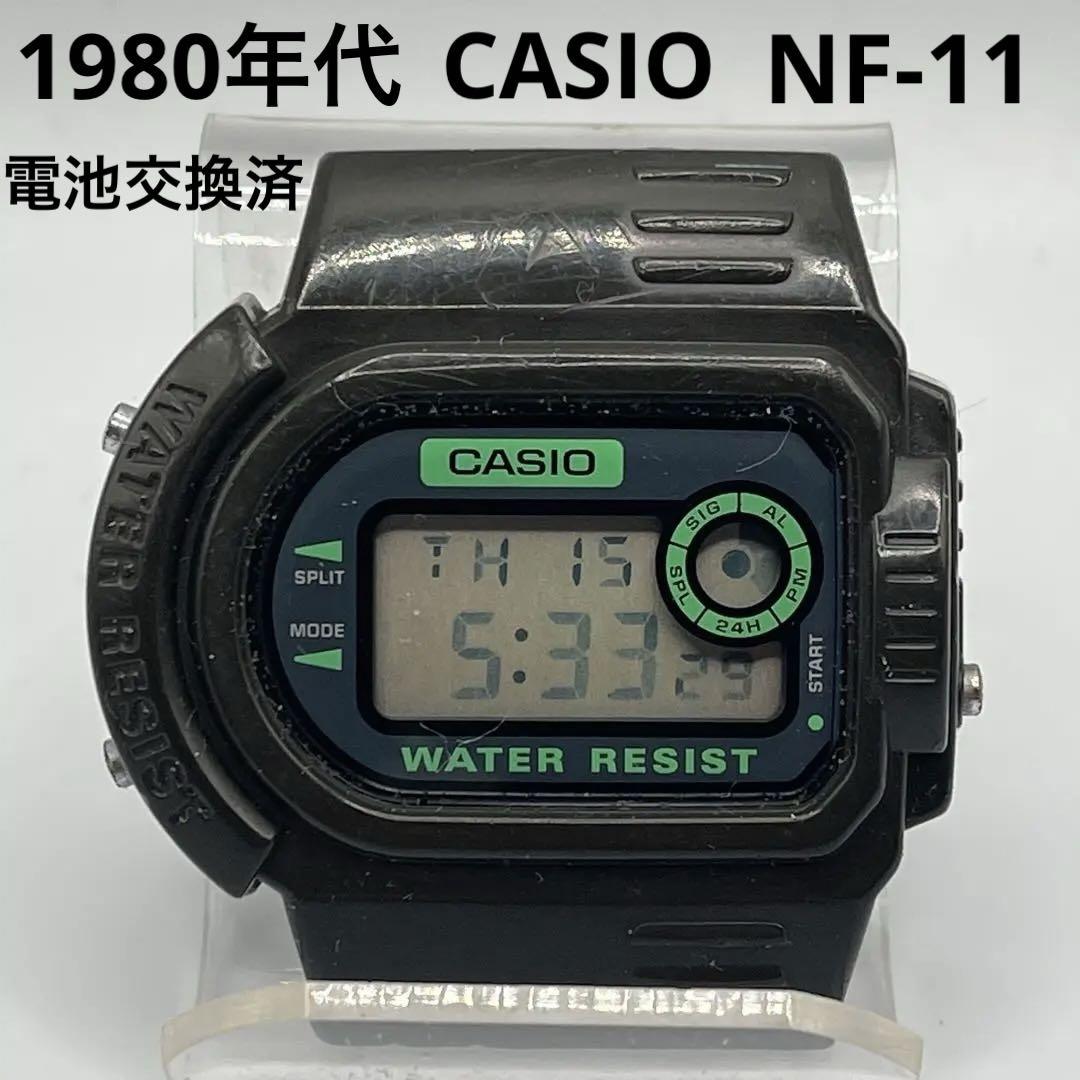 1980年代 CASIO カシオ MULTI ALARM W-17 電池交換済 1980年代 CASIO カシオ WATER RESIST NF-11電池交換済 - メルカリ