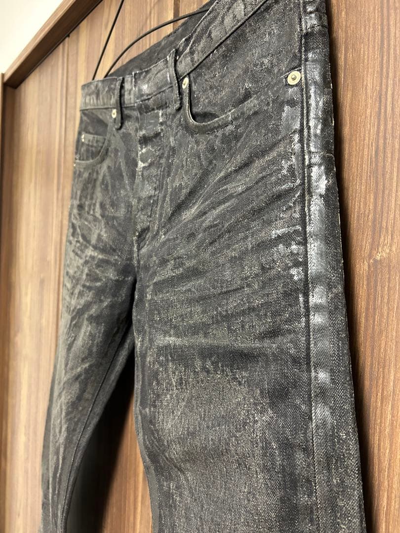 名作!!】【超希少アーカイブ!!】Dior HOMME ディオールオム エディ期 【良品】DIOR HOMME ラスターコーティングデニム エディ期
