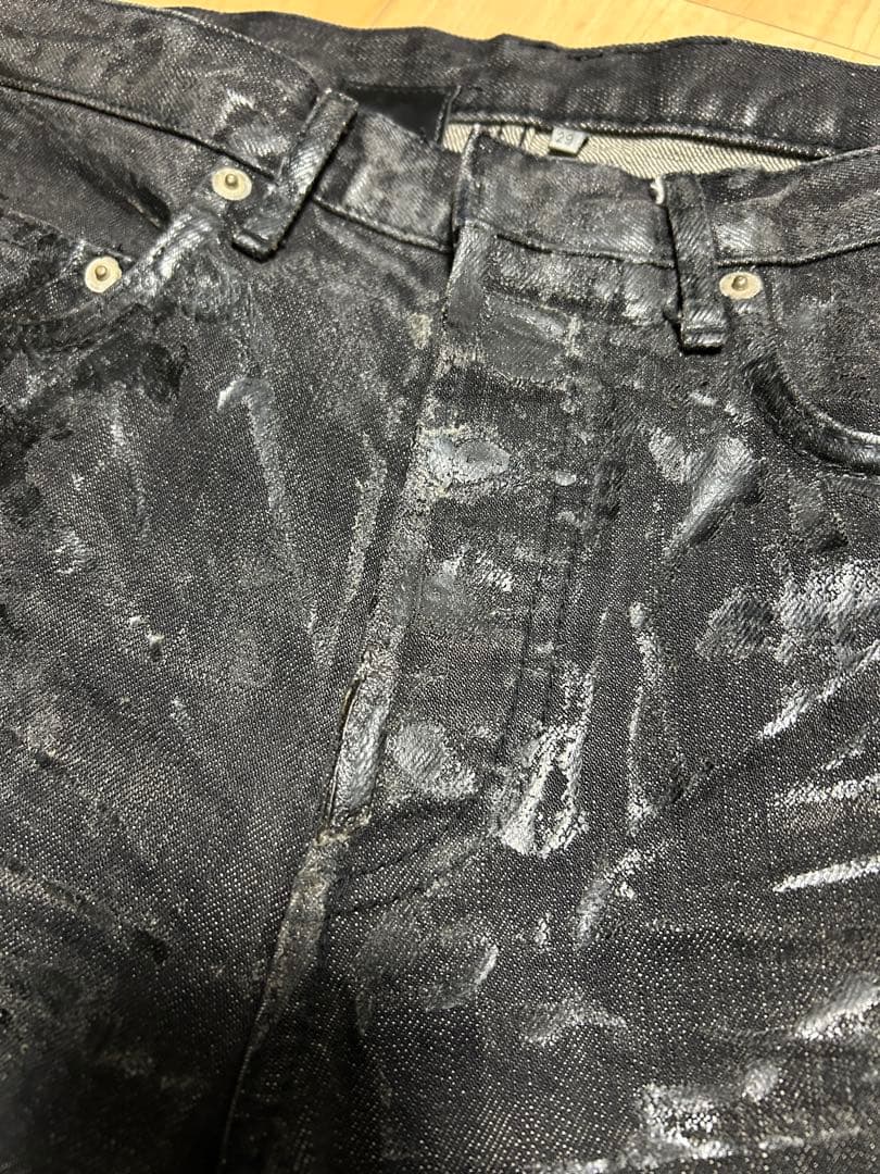ディオールオム ラスターコーティングデニム／DIOR HOMME 2005AW 中古 【良品】DIOR HOMME ラスターコーティングデニム エディ期