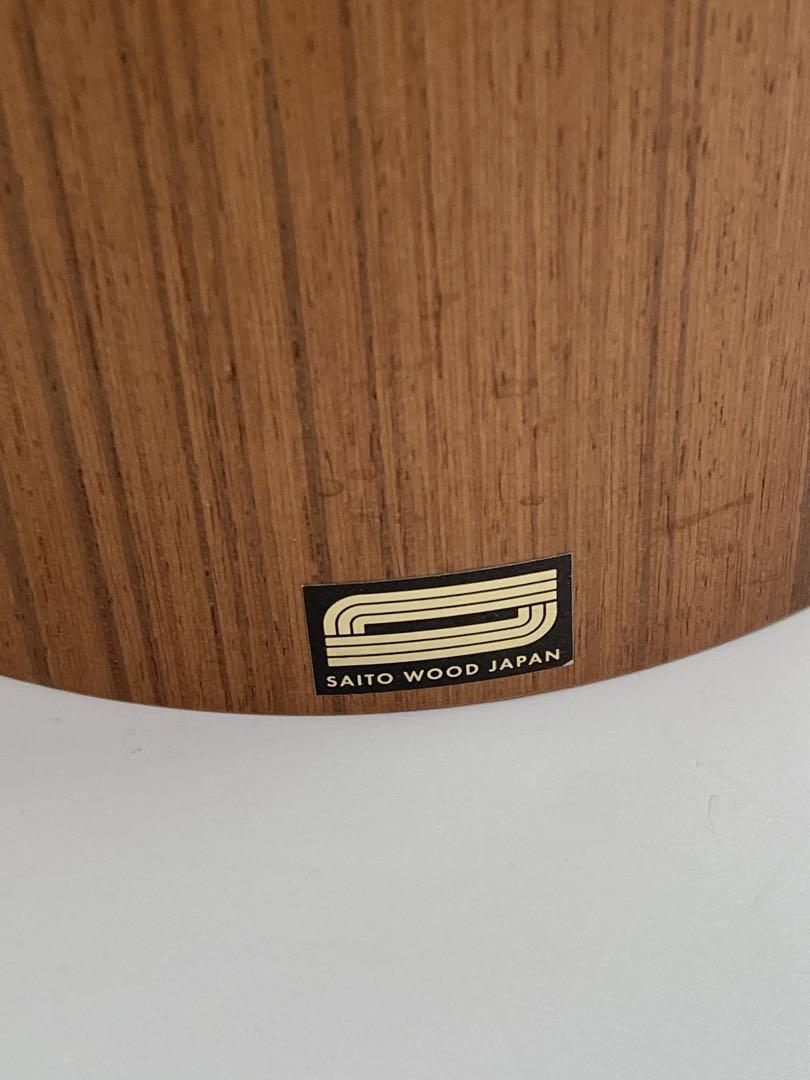 サイトーウッド　ゴミ箱　回転蓋　ダストボックス　 Saito Wood 木製