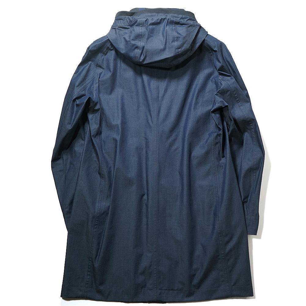 新品 JAN MAYEN ムーレー MOORER 伊製/撥水デニム調フードコート