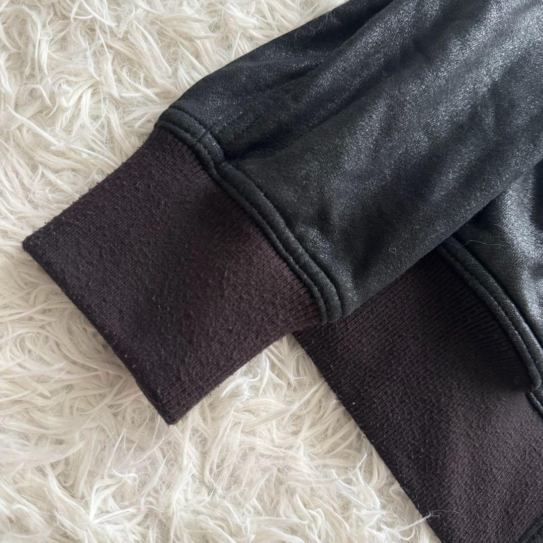 アイコムデギャルソンジュンヤワタナベマン AD2010 コーティングブルゾン 黒 アイコムデギャルソンジュンヤワタナベマン AD2010 コーティングブルゾン 黒