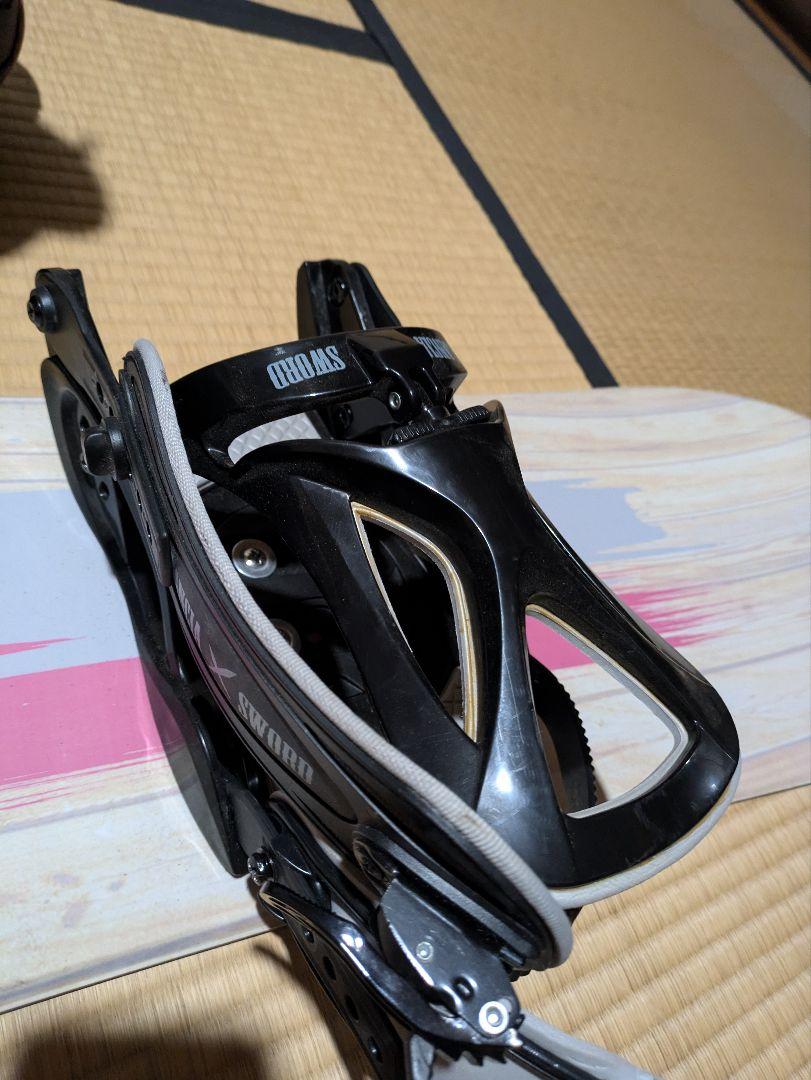 STELLA スノーボード ANCHA X SWORD バインディング付き