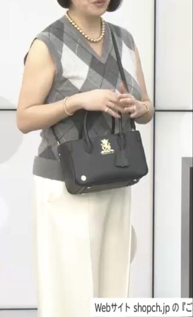 【美品】ADMJ 牛革ミニトート(ショルダーストラップ付)