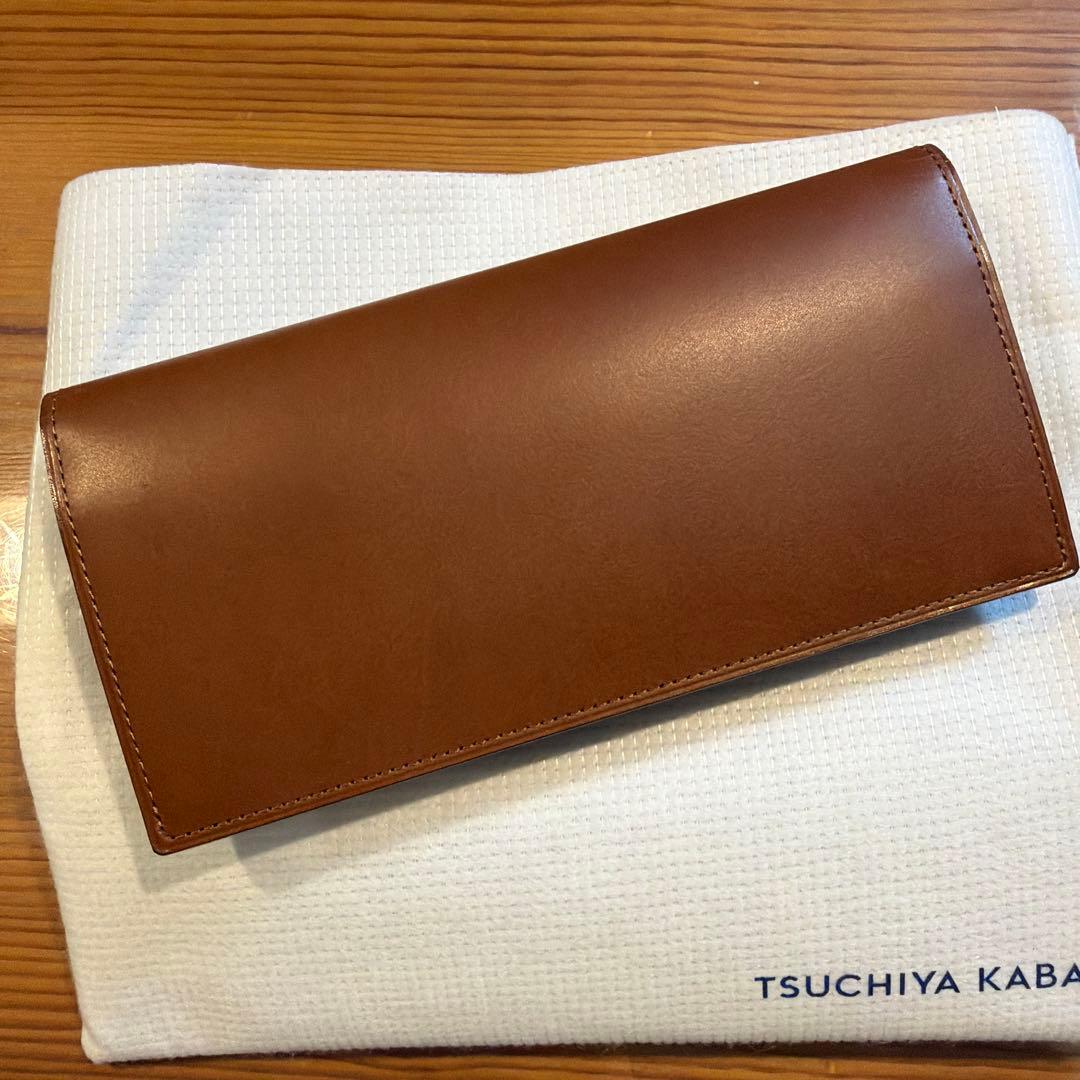 本日限定値下げ！土屋鞄　ヌメ長財布　縦型