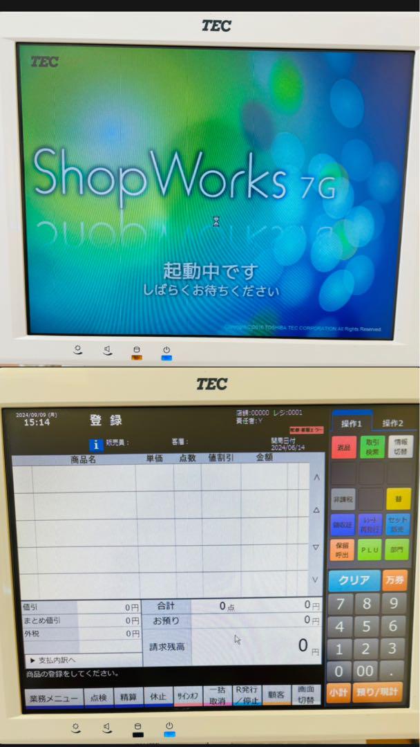 東芝テックQT-100 posレジ