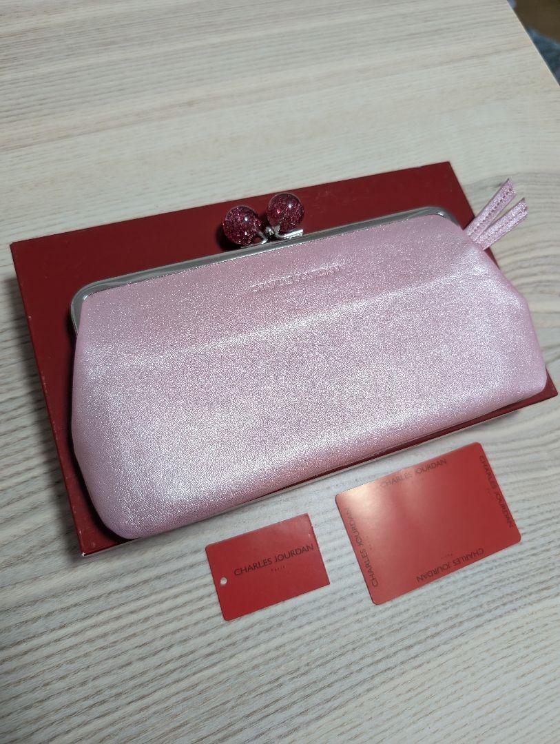 新品　CHARLES JOURDAN　がま口　長財布　ピンク