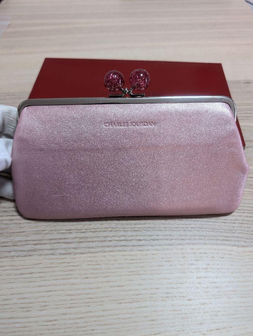 新品　CHARLES JOURDAN　がま口　長財布　ピンク