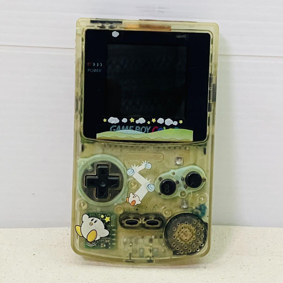 ジャンク 任天堂 ゲームボーイカラー 本体 クリア CGB-001