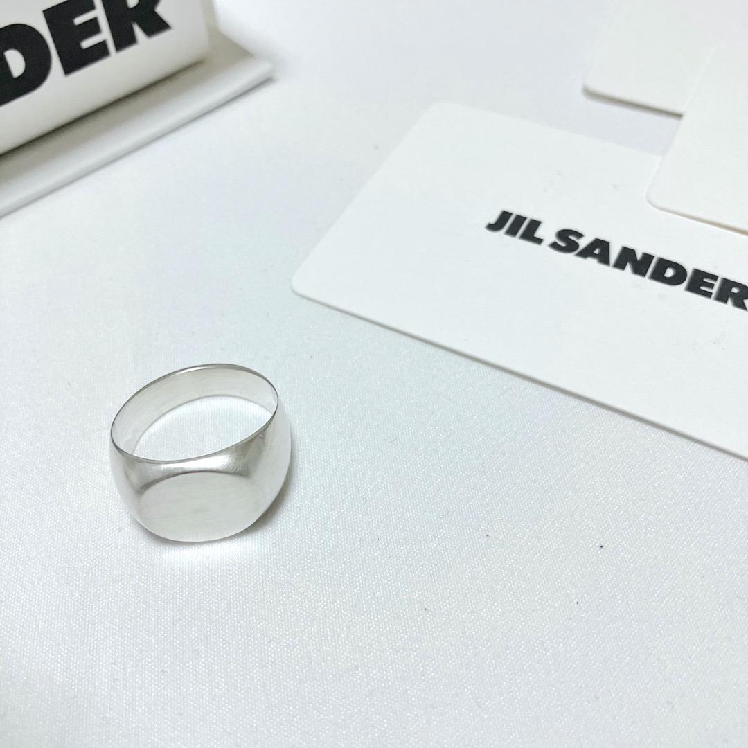 新品 M 23ss JIL SANDER シュバリエシルバーリング 6659