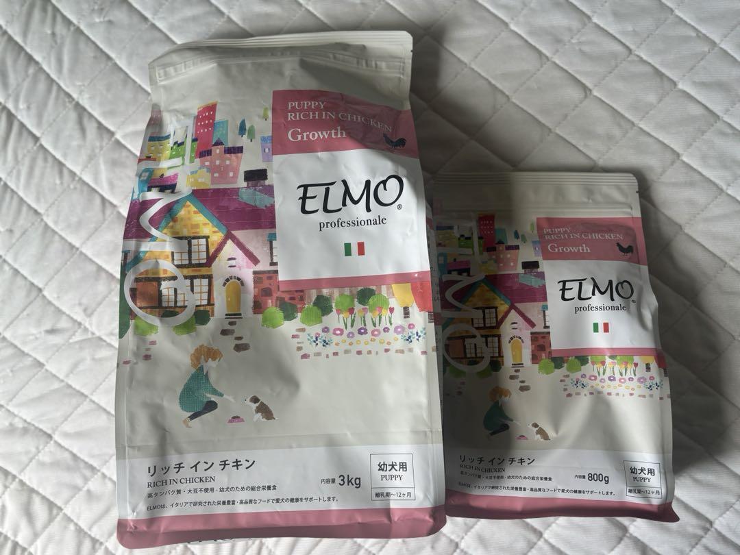 ELMO ドライフード 3kg＋800g 計3.8kg - メルカリ