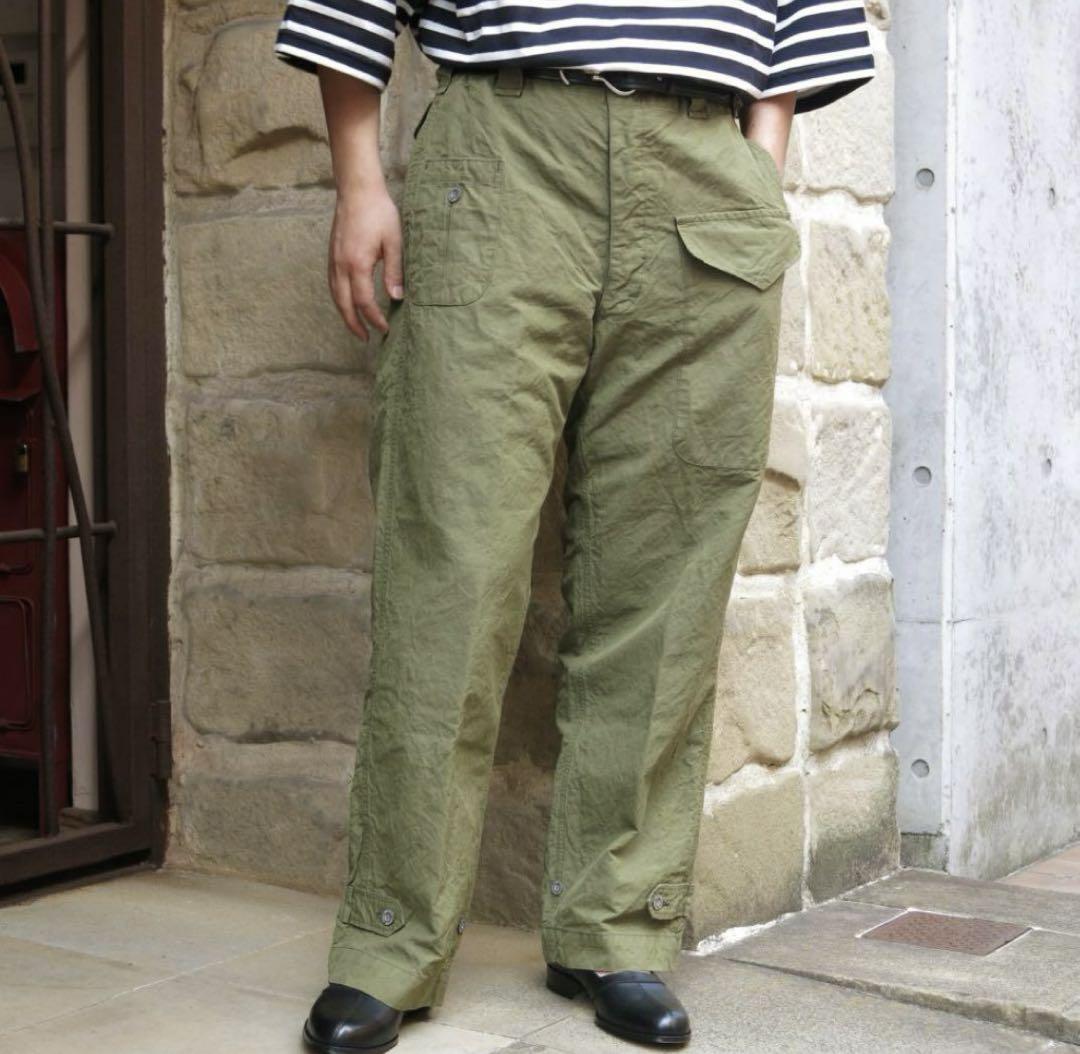 マイクラ 人気アイテム outil ウティ PANTALON ウエスト84サイズ HAZEBROUCK パンツ