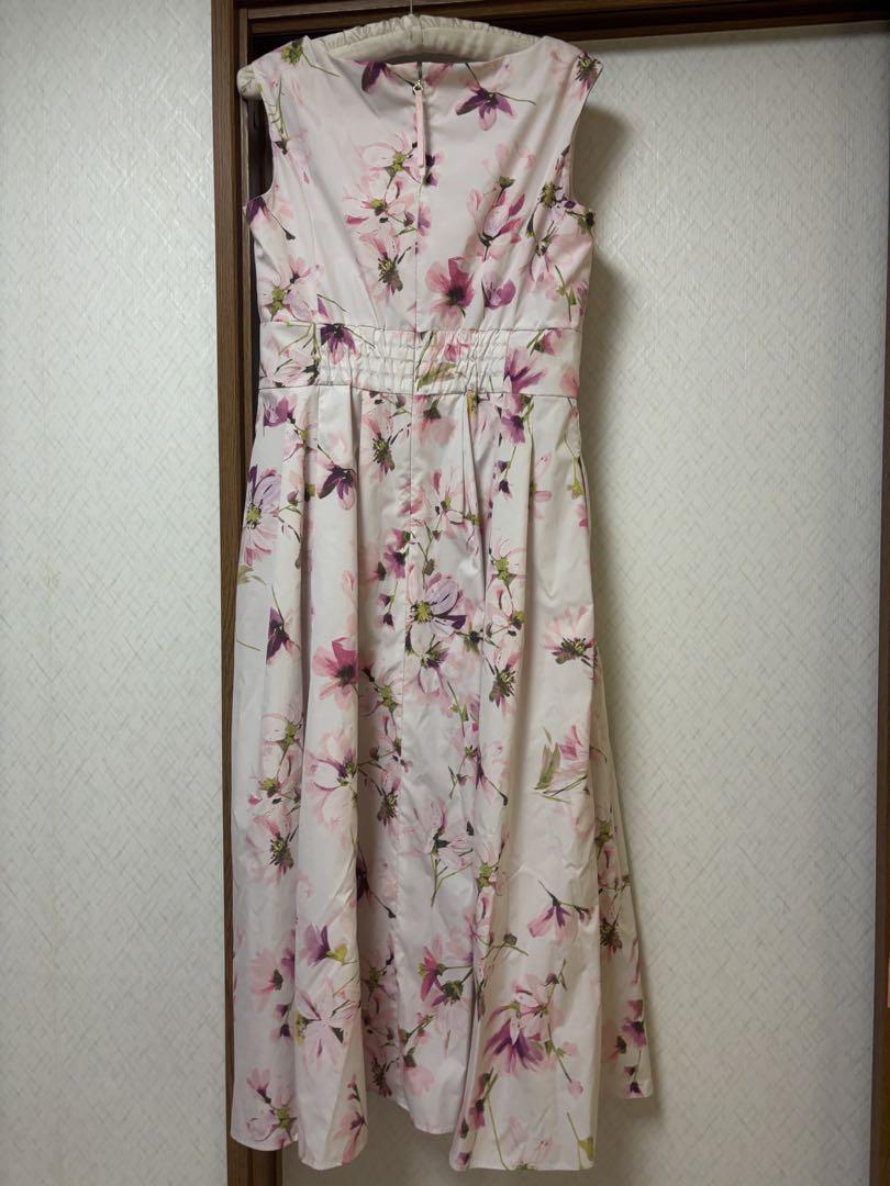 大人百花コラボ花柄ワンピース