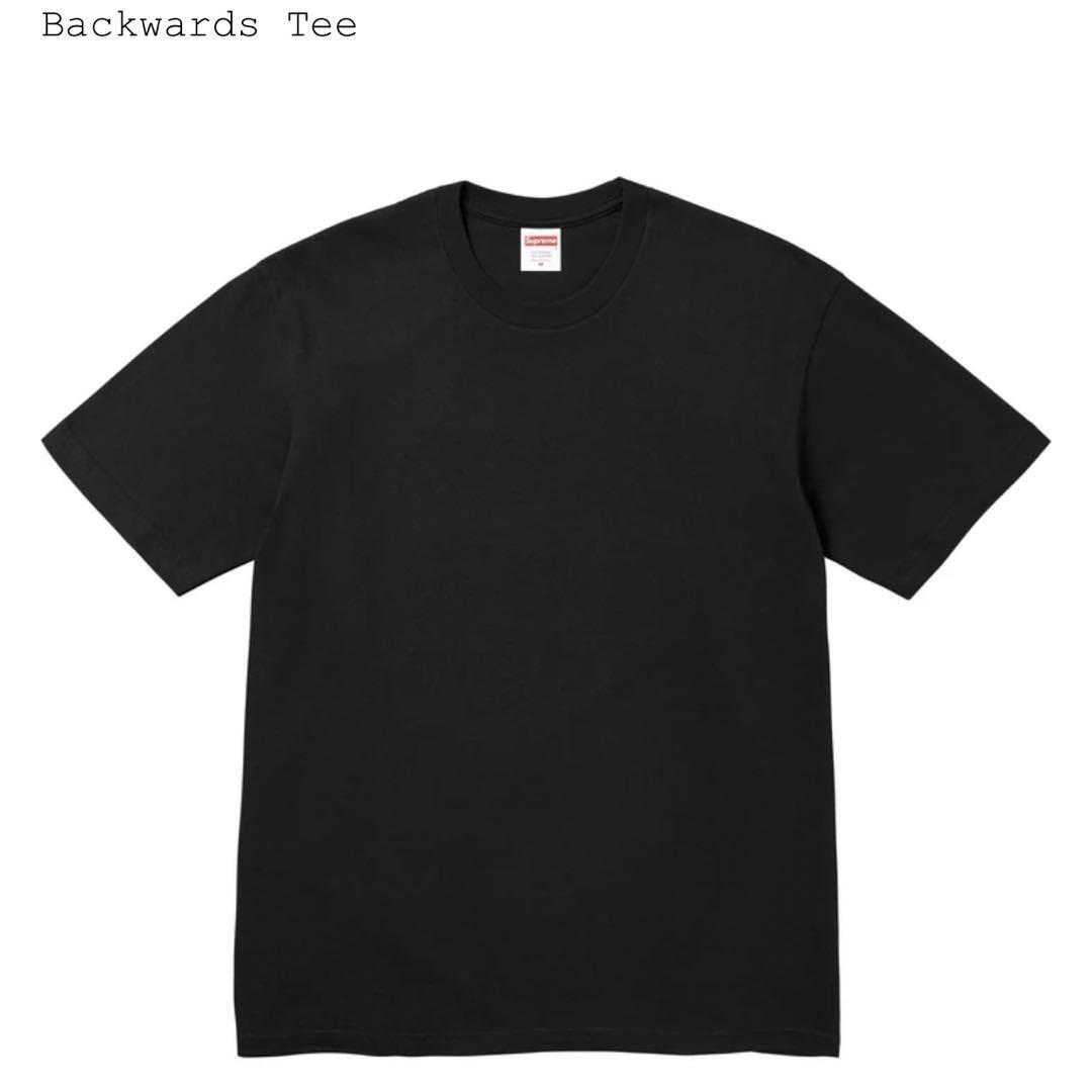 Supreme Backwards Tee Black L size