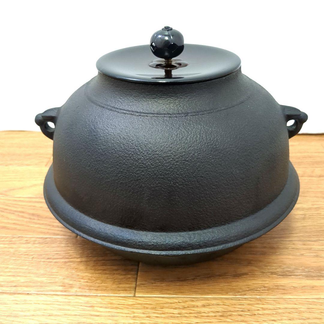【美品】茶道具 釜 志きの釜　しきの釜（炉／風炉用に