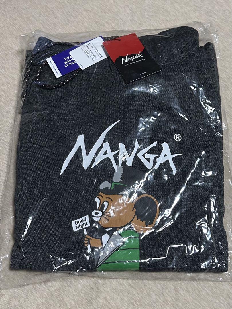 NANGA - L新品 NANGA ジェリーマルケス 寝袋 プリント スウェット パーカーの通販 by ASL ｜ナンガならラクマ