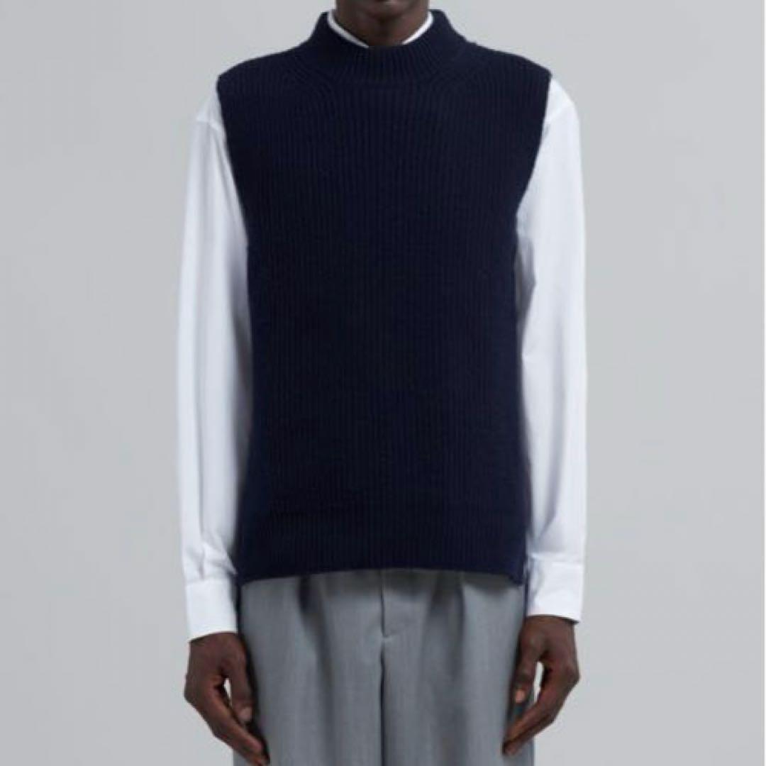 【新品】MARNI マルニ ウール ニット ベスト ネイビー 44