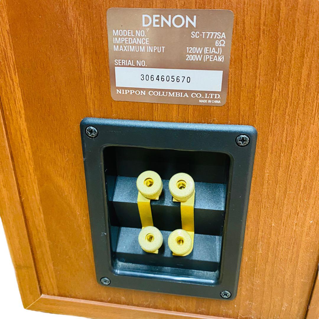 DENON デノン SC-T777SA 3ウェイ・4スピーカーシステム ペア2個