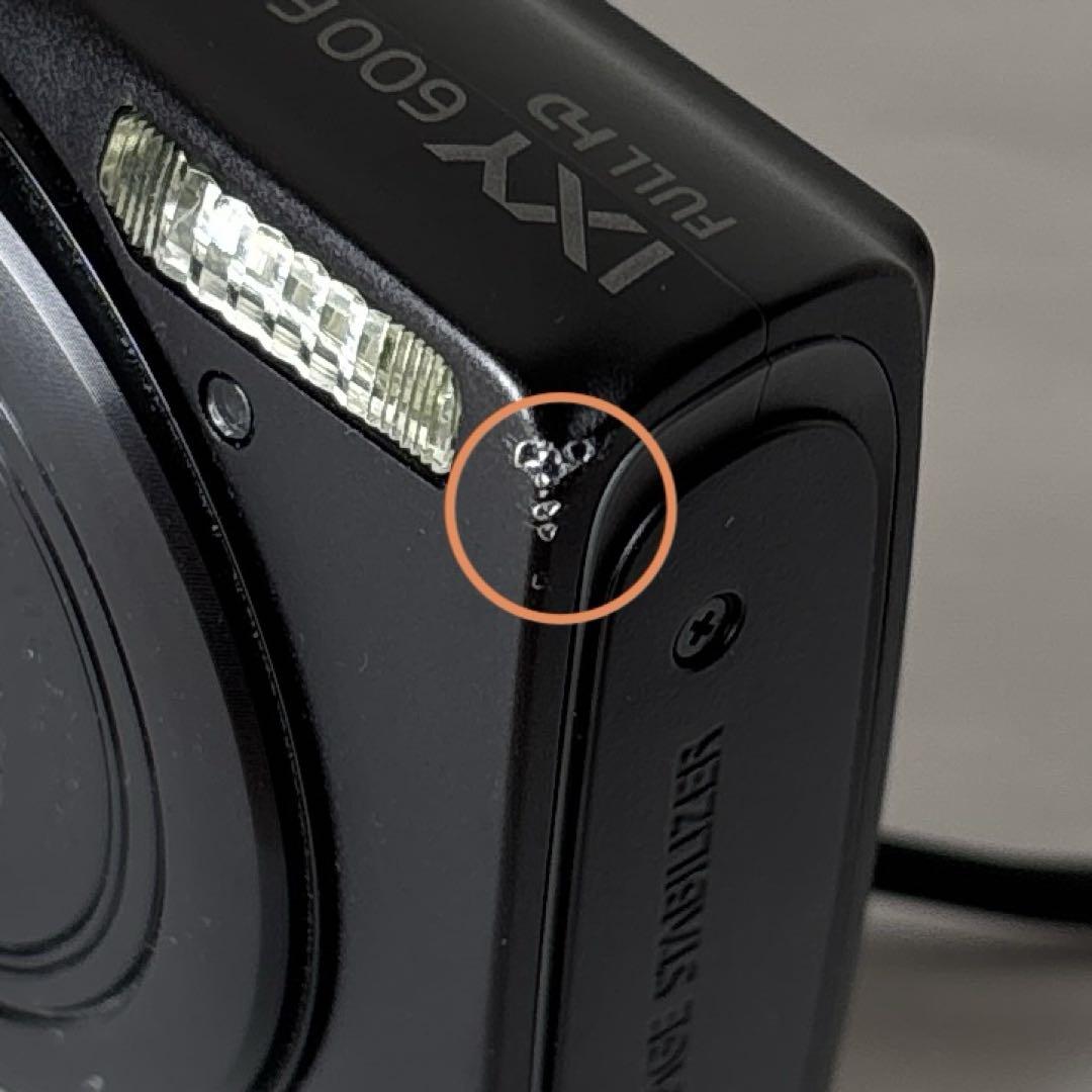 Canon IXY 600F キャノン コンパクトデジタルカメラ 黒