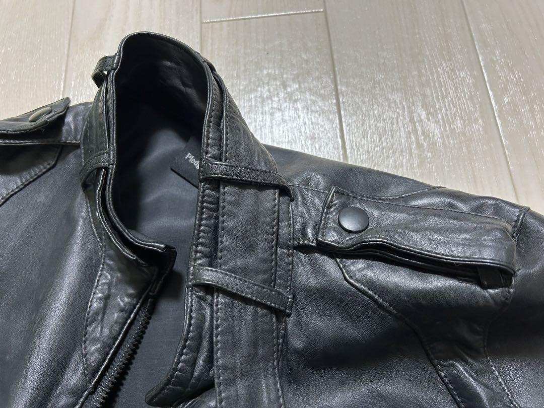 プレッジ　レザー　シングル　ライダース　ジャケット　馬革　ホースハイド　革ジャン