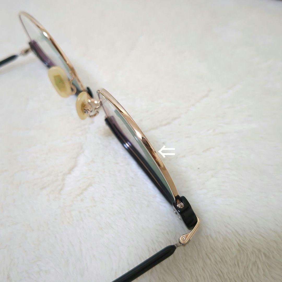 金子眼鏡　Vintageシリーズ　ウェリントン　 kv-34　黒　メガネ　メンズ