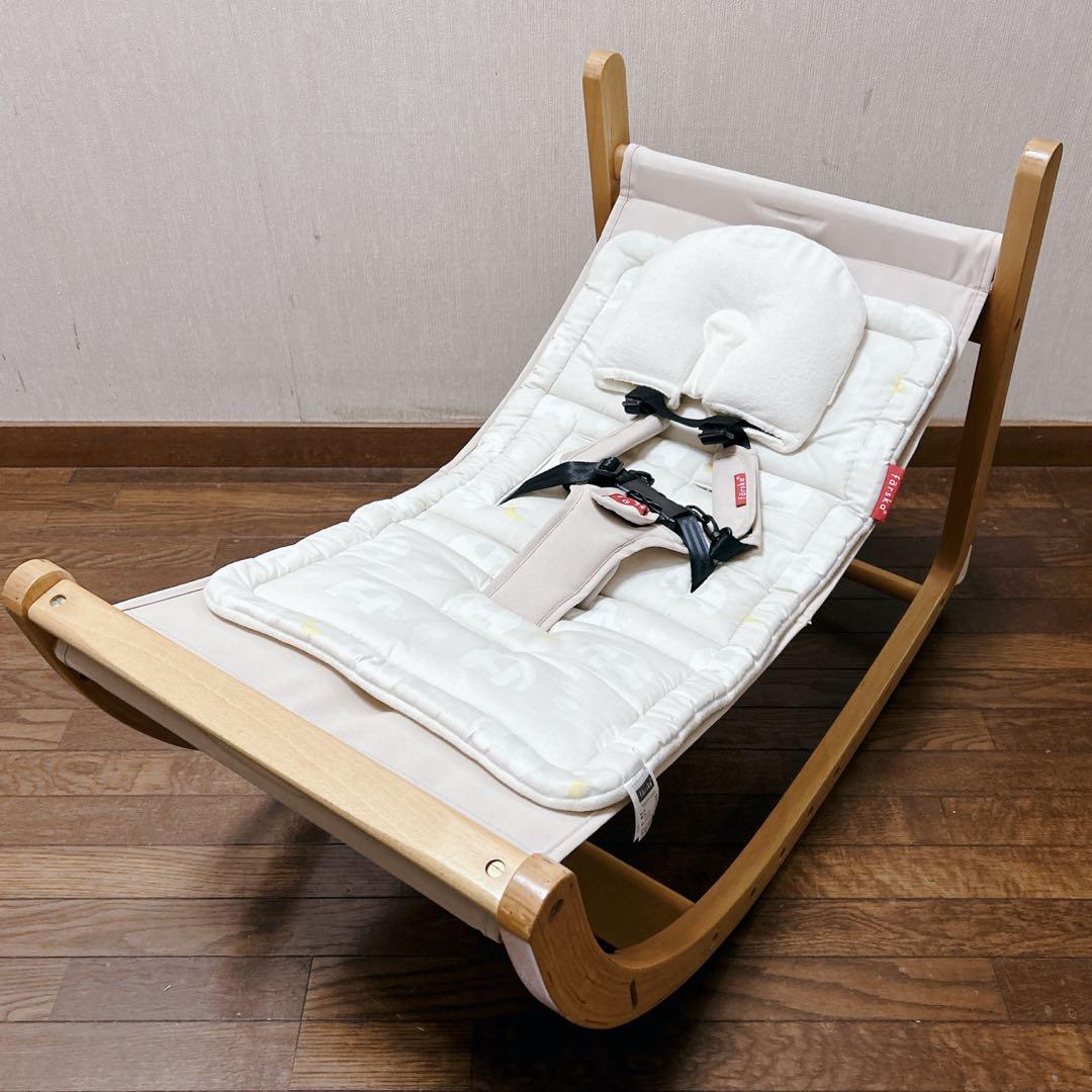 ✨良品✨ファルスカ farska スクロールチェアプラス ナチュラルカラー