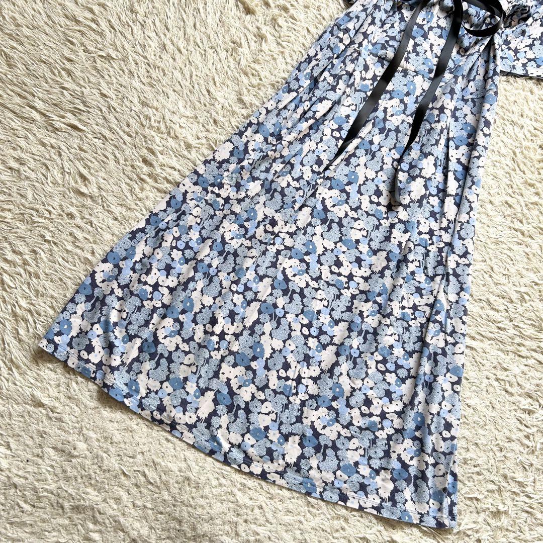 希少サイズ ローラアシュレイ ストレッチワンピース 小花柄 2XL