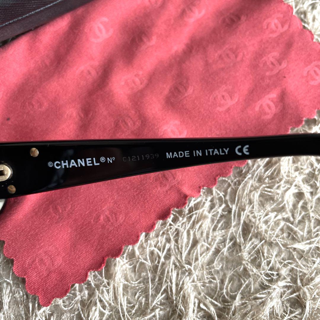 CHANEL シャネル　ココマーク　マトラッセ　サングラス 5014　度なし CHANEL サングラス 度なし マトラッセ ココマーク 5014 - メルカリ