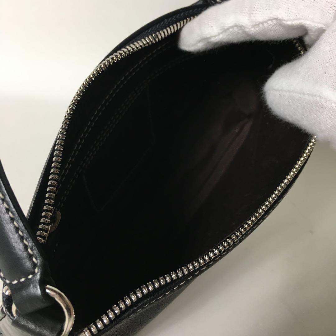 2508-224｜美品｜コーチ ハンドバッグ レザー ブラック