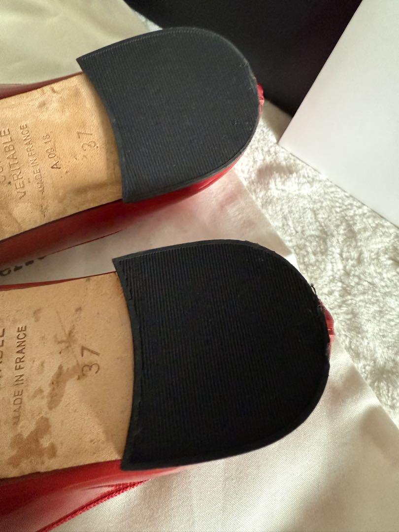 repetto レペットバレエシューズ　サンドリヨン　37 赤　美品