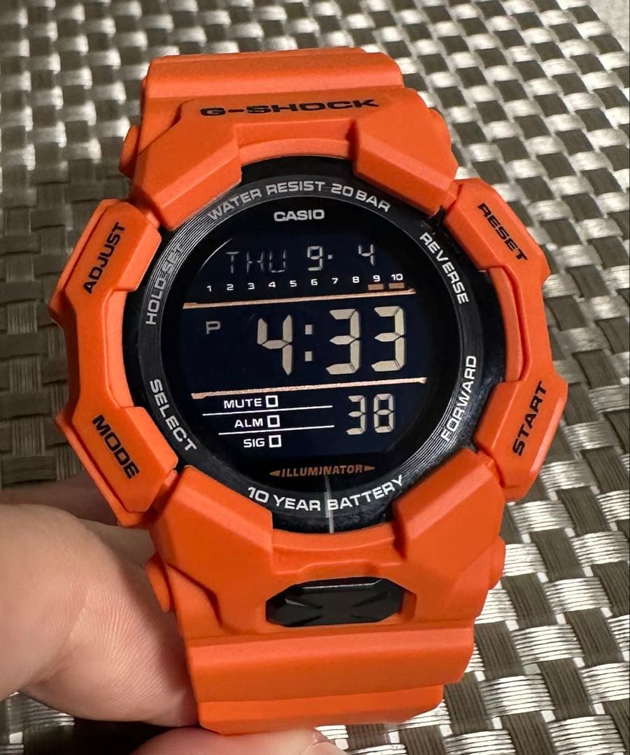 CASIO G-SHOCK GD-010-4JF オレンジ