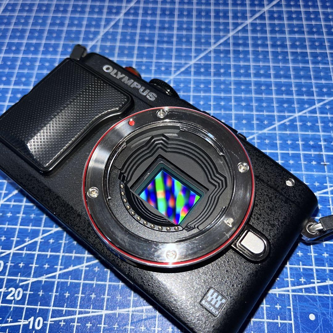OLYMPUS PEN Lite E-PL6 ブラック（純正バッテリー2個）