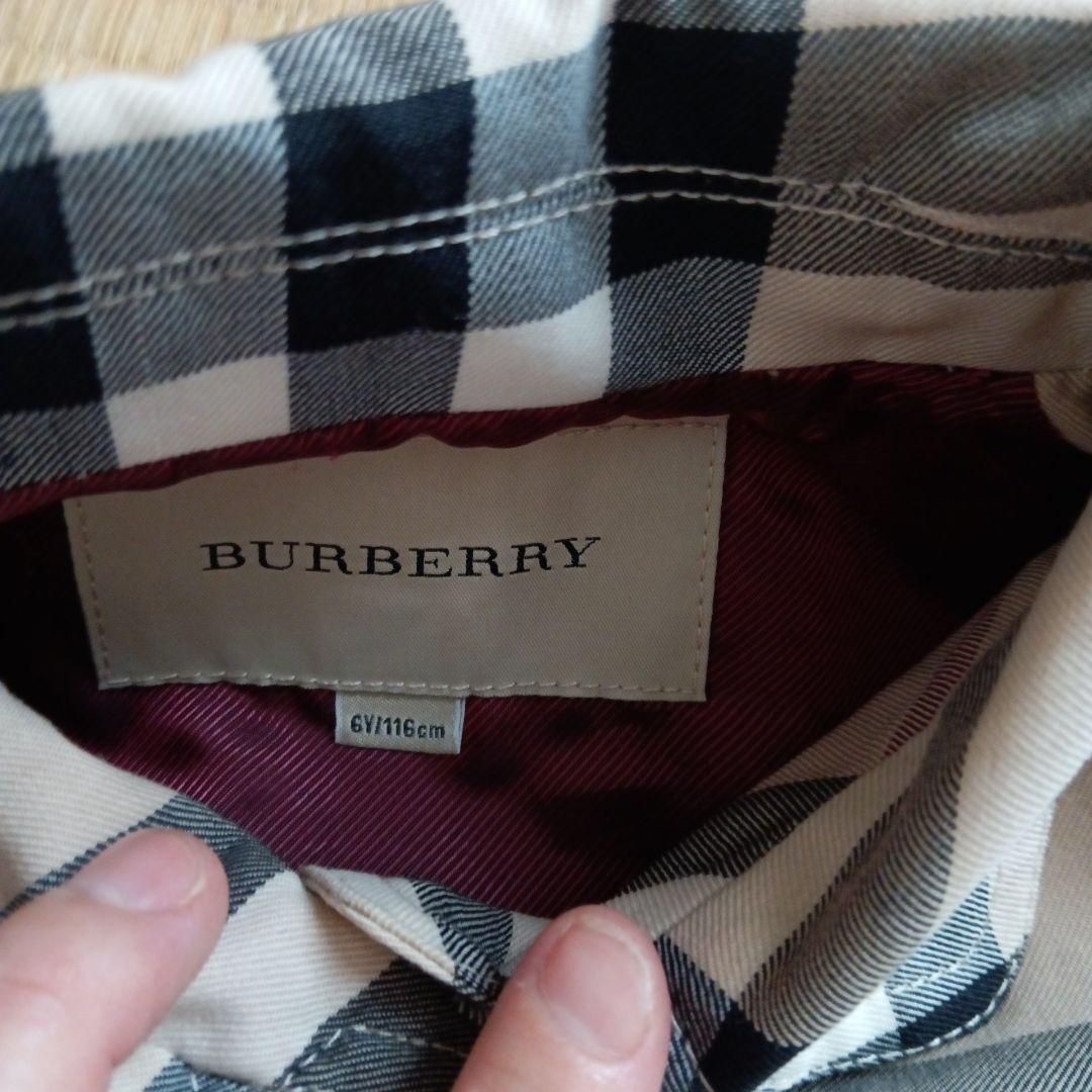 BURBERRY チェック柄ジャケット サイズ42 BURBERRY チェック柄ジャケット 116cm - メルカリ