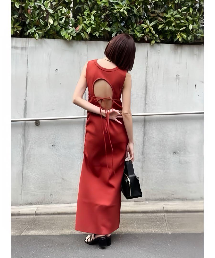 MOUSSY　美品　SLEEVELESS KNIT ドレス　ギャザー調整可 MOUSSY 美品 SLEEVELESS KNIT ドレス ギャザー調整可 - メルカリ