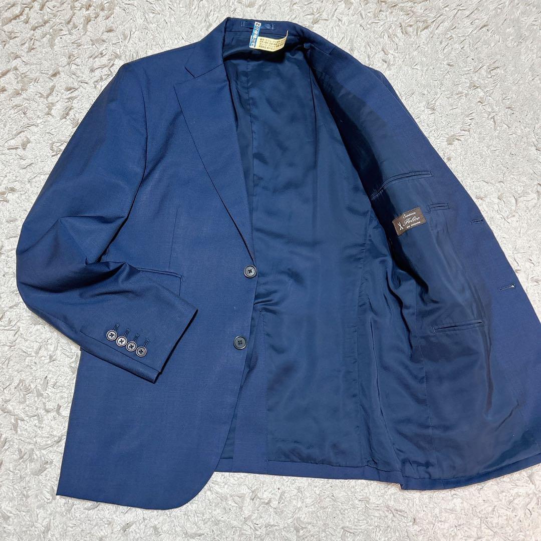美品✨メンズビジネススーツ カノニコ ネイビー フェリーチェ セットアップ