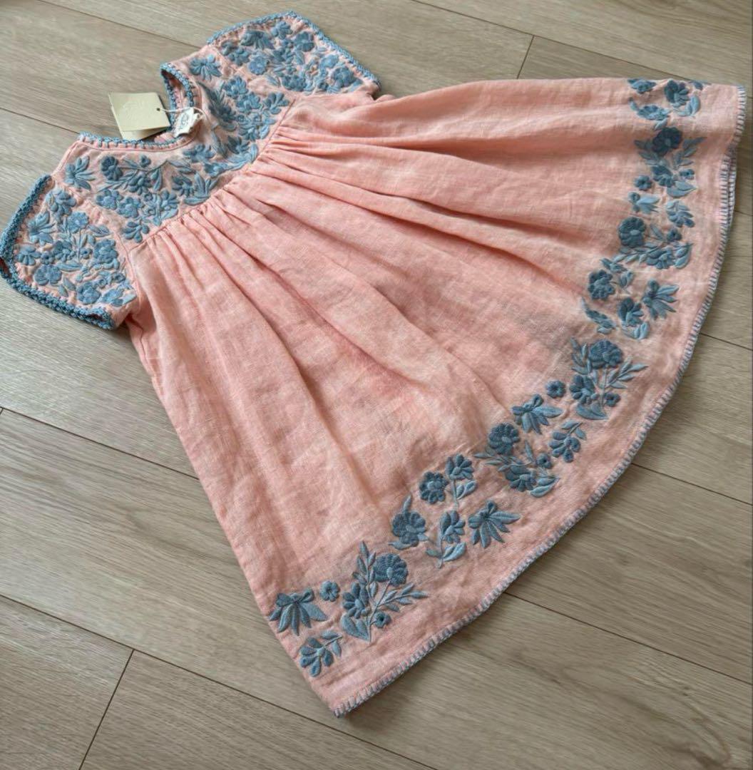 専用　apolina Stevie Dress Pale Rose 5-7y