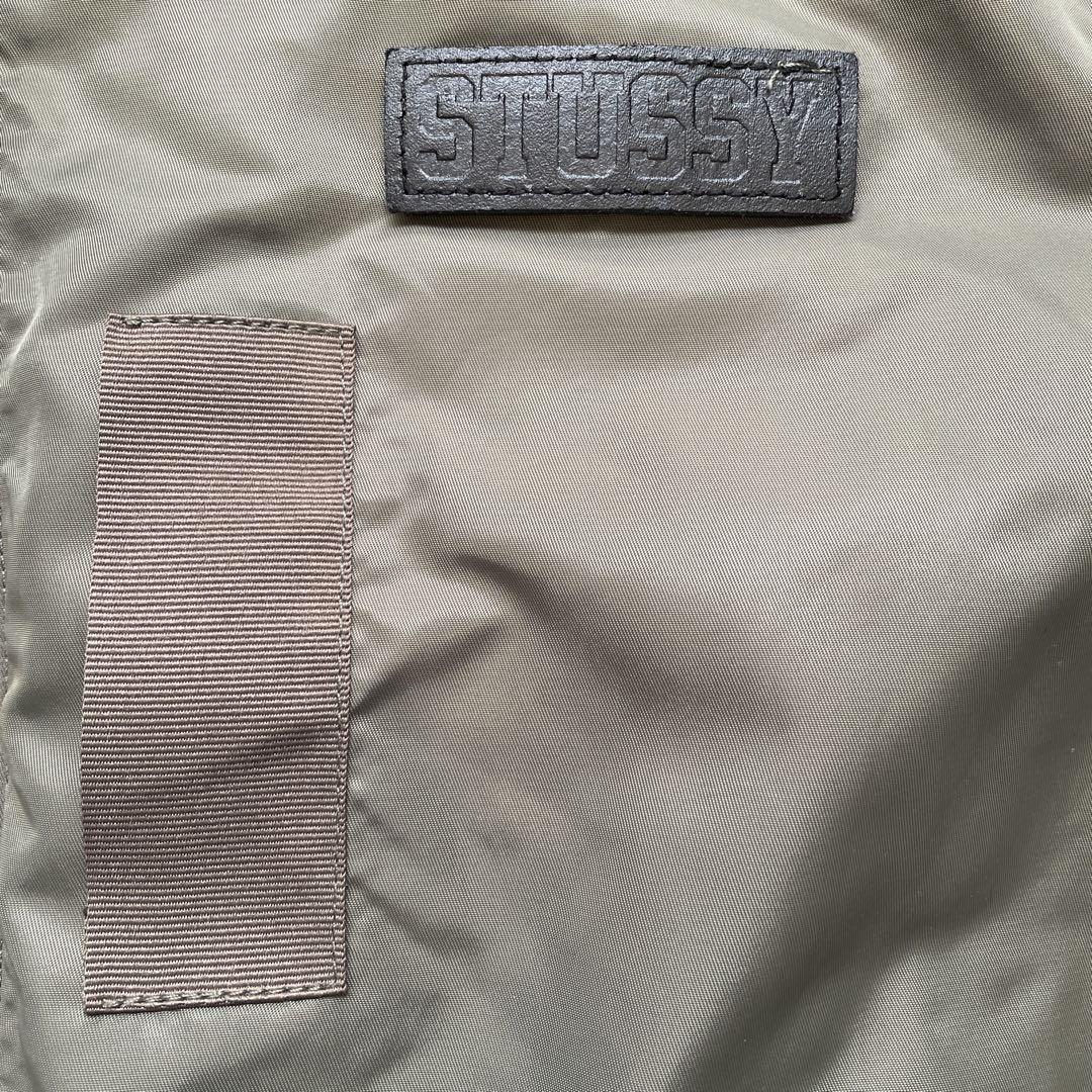 STUSSY MA-1ジャケット オリーブ色